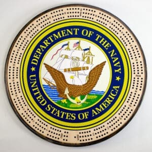 Navy Cribbage Board